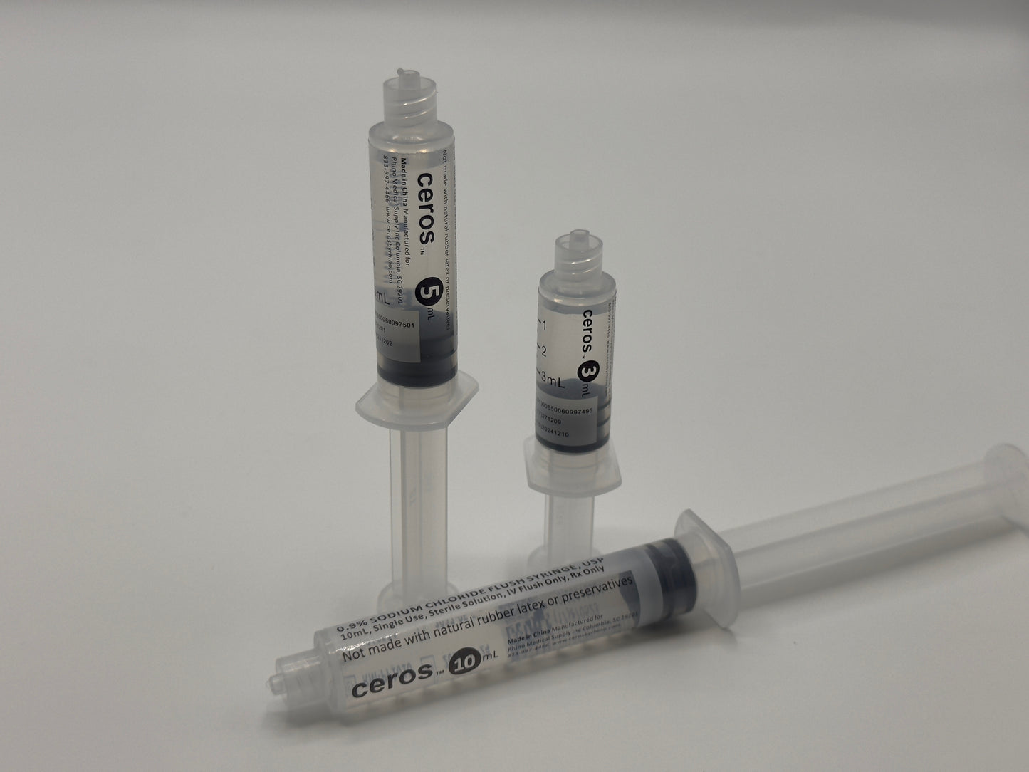 Ceros 3 mL 0.9% Sodium Chloride USP Prefilled Flush Syringe