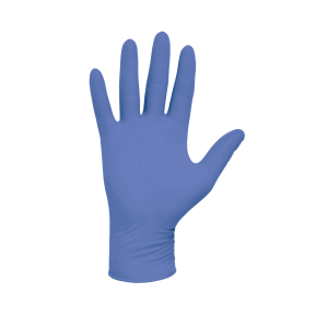 Halyard Aquasoft Nitrile Gloves, Medium, Blue, 3000/Case