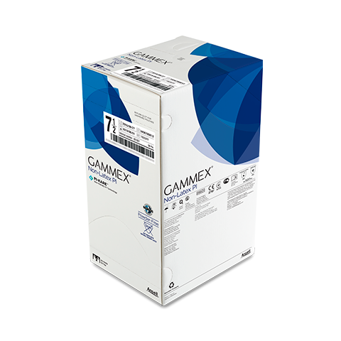 ANSELL GAMMEX NON-LATEX PI SURGICAL GLOVES Case of 200
