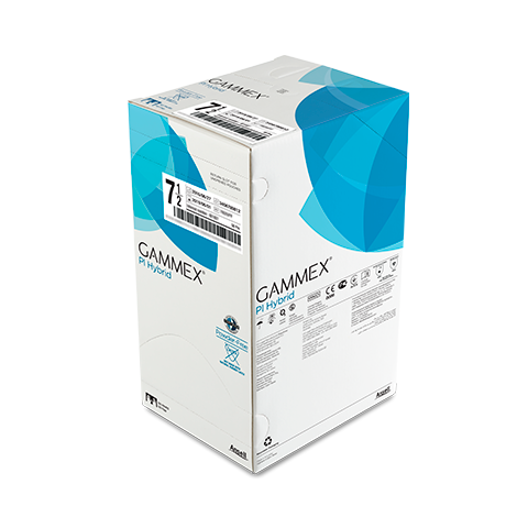 ANSELL GAMMEX PI HYBRID SURGICAL GLOVES Case of 200