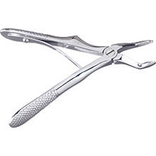 MILTEX Veterinary Dental Extracting Forceps Upper Molars, Universal, Mini, 4 1/4"