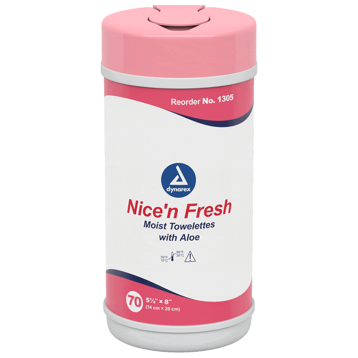 Dynarex Nice'n Fresh Towelette, 5.5" x 8", 1260/Case