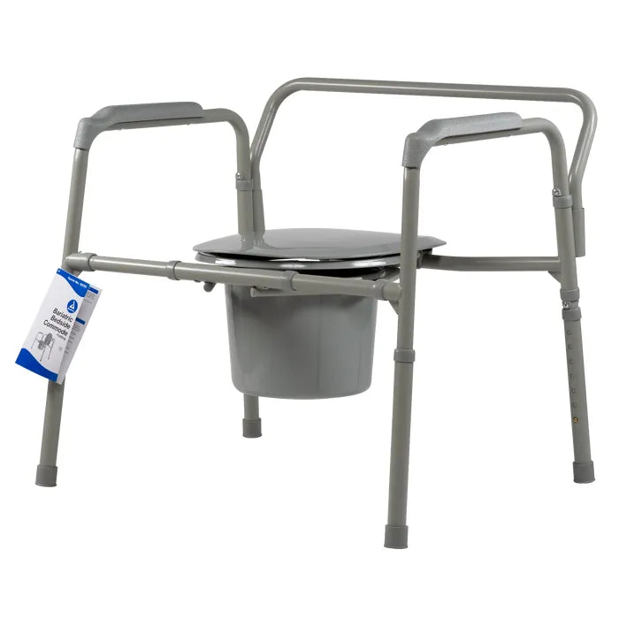 Dynarex Bariatric Folding Bedside Commode