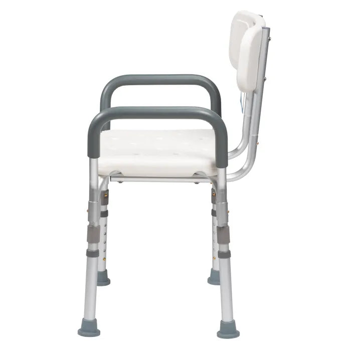 Shower Chair With Removable Back and Arms