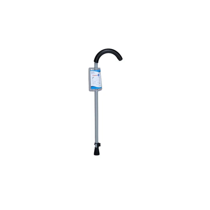 Dynarex Round Crook Handle Cane with Tab Lock Silencer, 250 lb limit, Case/6