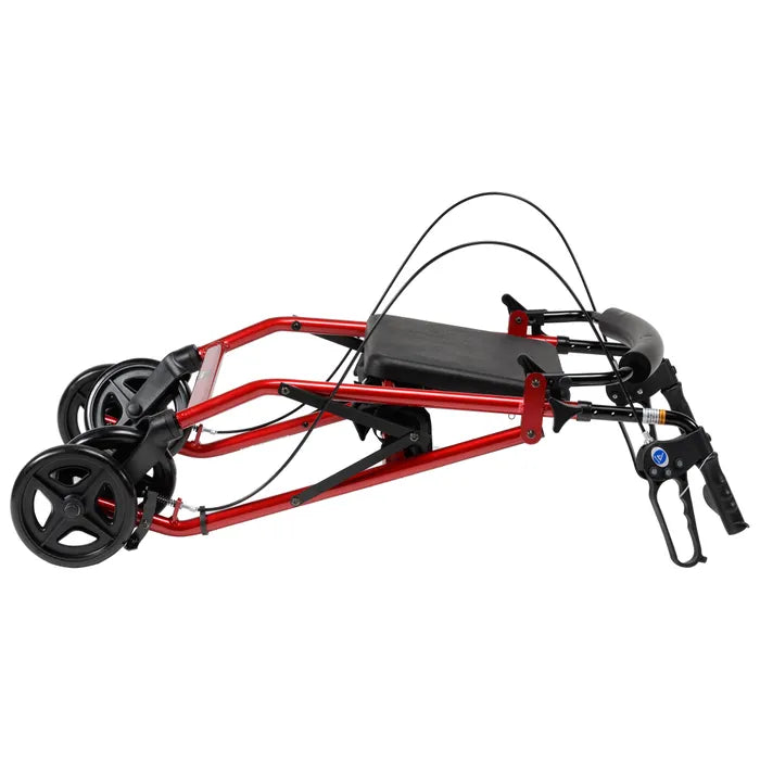 Dynarex DynaGo Quad 8, 300 lb limit, Aluminum Rollator with 7.5inch Wheels