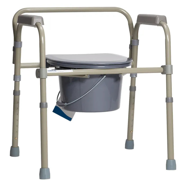 Dynarex Folding Bedside Commode