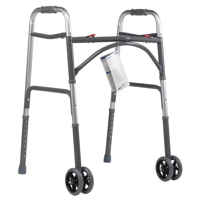 Heavy Duty Bariatric Walker with 5inch Wheels, 500 lb limit