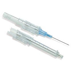 SMITHS MEDICAL 308000 Protectiv IV Catheter, 22G x 1" Retracting Needle, Blue, 200/cs RX ONLY