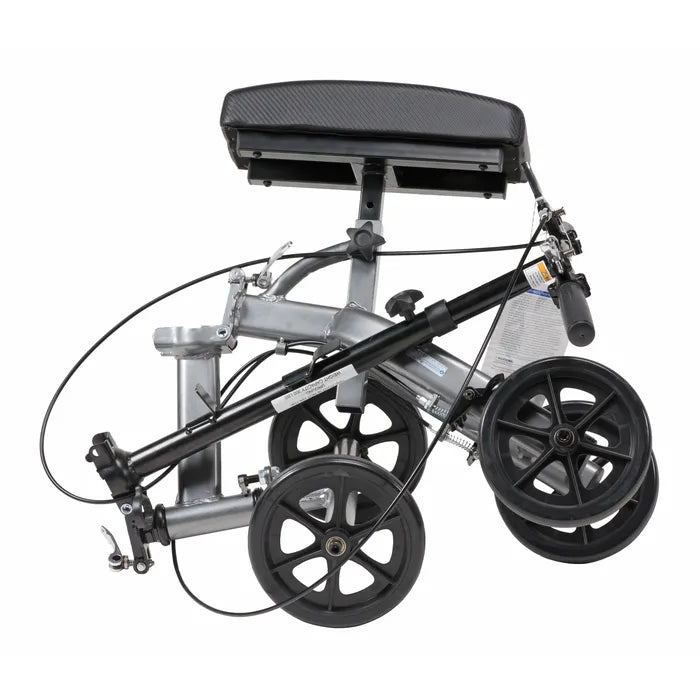 Dynarex Steerable Knee Walker with Basket, 300 lb limit, Compact
