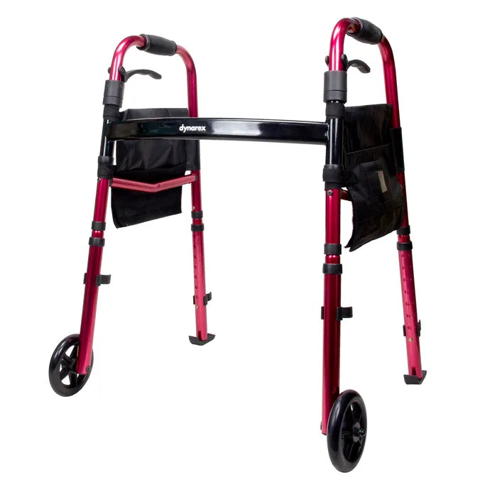 Dynarex Travel Walker w/ 5" Wheels, 300 lb limit