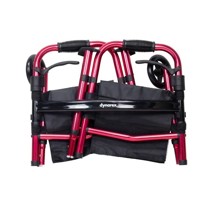 Dynarex Travel Walker w/ 5" Wheels, 300 lb limit
