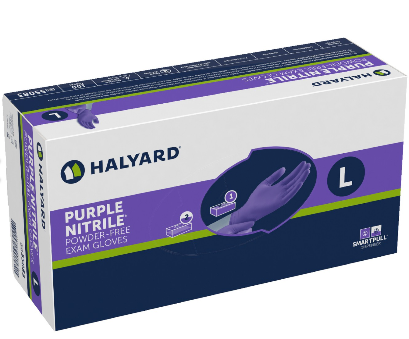 PURPLE Nitrile Gloves, Small, Case of 1000