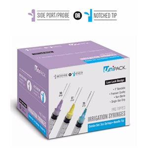 DUKAL UNIPACK Irrigation Syringe Combo, 3cc syringe, 27G
