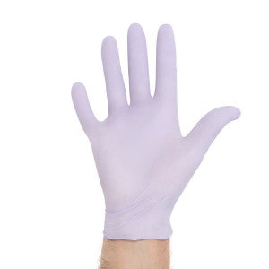 LAVENDER Nitrile Gloves, X-Small, Box of 250