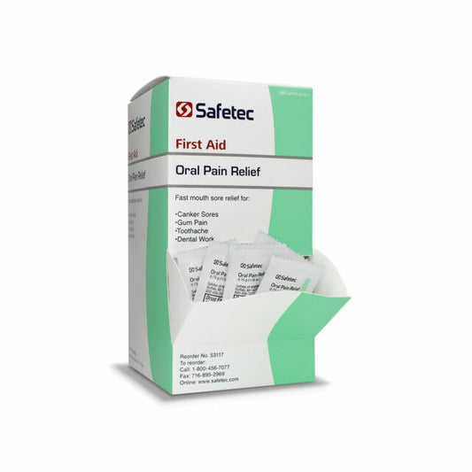 SAFETEC Oral Pain Relief 0.75g 144/bx