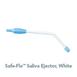 CROSSTEX SAFE-FLO SALIVA EJECTOR SAFE-FLO Saliva Ejector, Clear