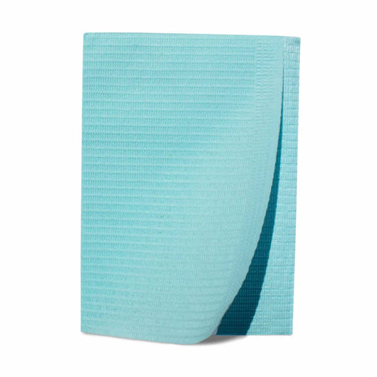 DUKAL BULK MVP PATIENT BIBS 13" x 18" Blue or White, Case of 2000