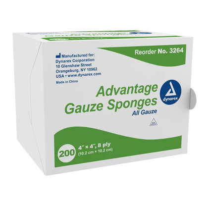 Dynarex Advantage Surgical Sponges - Sterile & Non-Sterile, Various Options