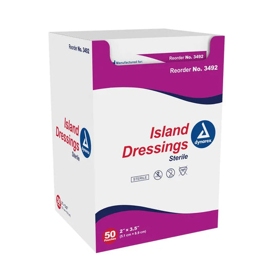 Dynarex Island Dressings - Sterile, Various Options