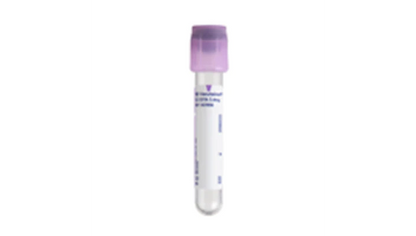 BD 367856 VACUTAINER PLUS EDTA Hemogard Closure, 13mm x 75mm, 3.0mL, Lavender, Paper Label, K2EDTA (bxray coated) 5.4mg, 100/bx