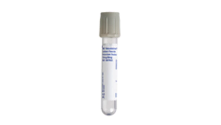 BD 367001 VACUTAINER FLUORIDE Conventional Stopper, 16 x 100mm x 10.0mL, Gray, Paper Label Additive: Potassium Oxalate/ Sodium Fluoride, 1000/cs