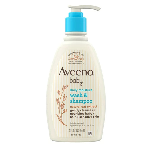 J&J AVEENO BODY WASH Wash & Shampoo, 8 fl oz, 6/bx, 4 bx/cs