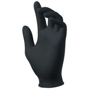 OmniTrust 213 Series Black Nitrile Powder Free Examination Glove, Case of 1000