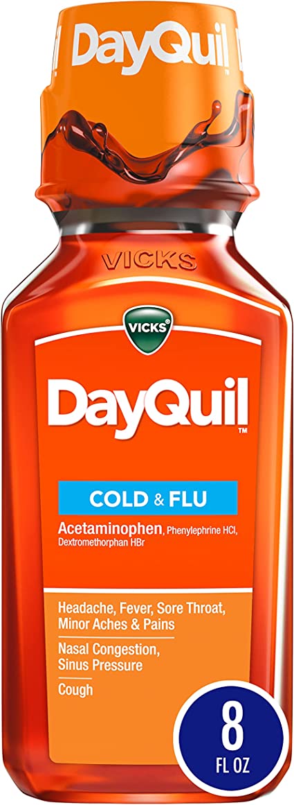 P&G  Vicks DayQuil Liquid, 8 oz