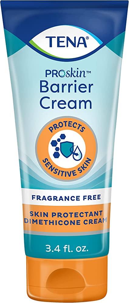 TENA Barrier Cream, Scent Free, 3.4 fl oz, 10/cs