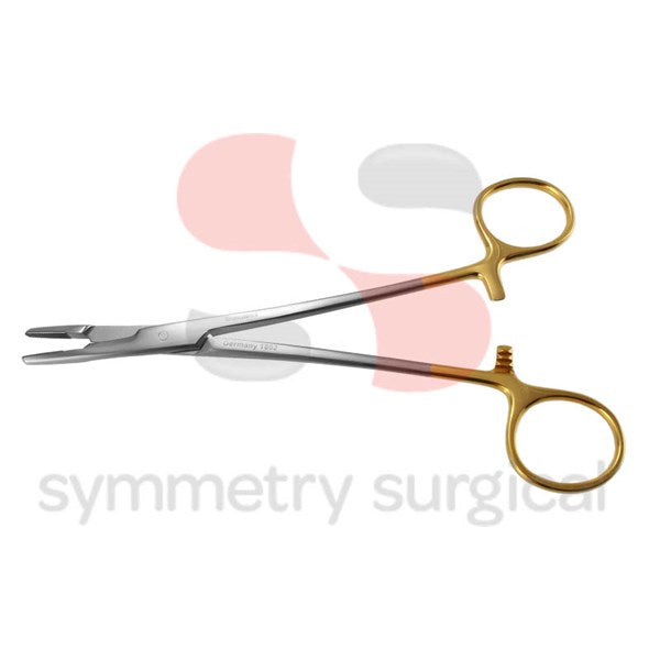 Symmetry® Needle Holder, Veterinary, Olsen-Hegar, Tungsten Carbide, 6 1/2 in, 165 mm