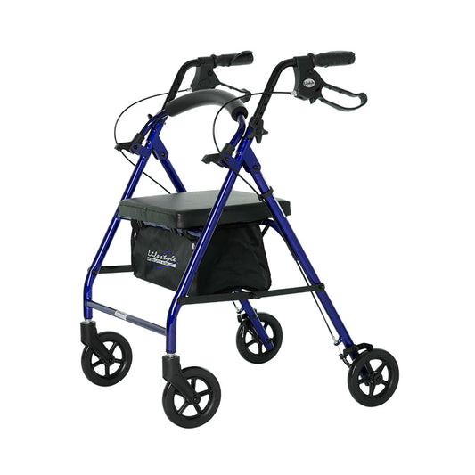 Rhythm Healthcare Royal 4 Wheel Rollator, Various Options