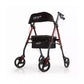 Rhythm Healthcare Royal Deluxe Aluminum 4 Wheel Rollator with Universal Height Adjustment, Various Colors
