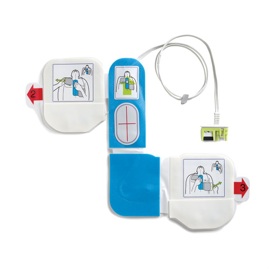 ZOLL AED ACCESSORIES CPR-D-padz One-Piece Adult Electrode Pad For AED Plus or AED Pro, 5-Year Shelf Life