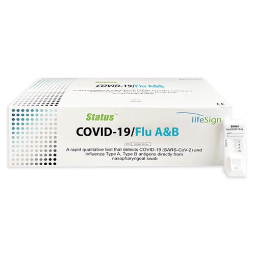 LIFESIGN RAPID TESTS & ACCESSORIES COVID-19/Flu A&B, 25 tests/bx