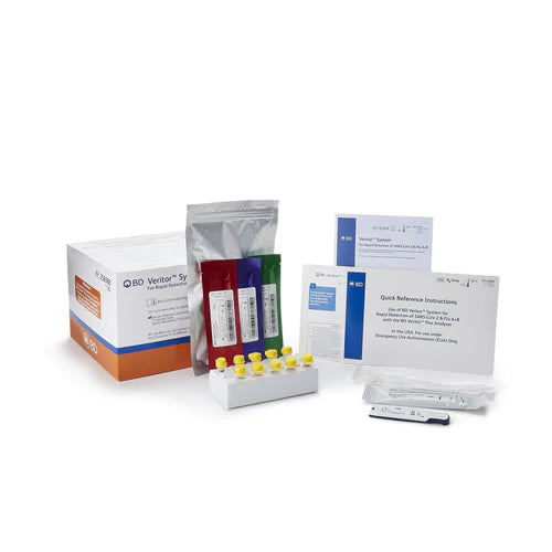 BD VERITOR SYSTEM SARS-CoV-2 & Flu A+B Assays, 30 tests/kit