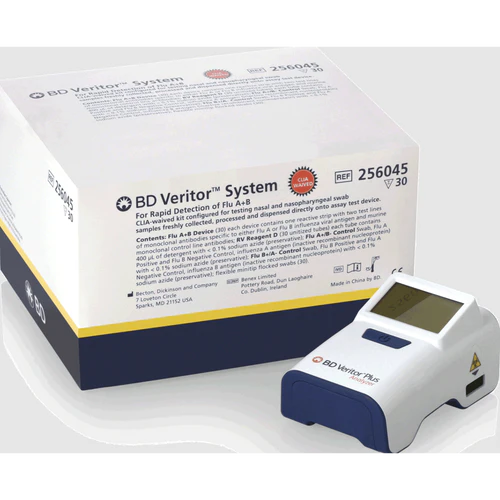 BD VERITOR SYSTEM Influenza A+B Kit, CLIA Waived, 30 tests/kit