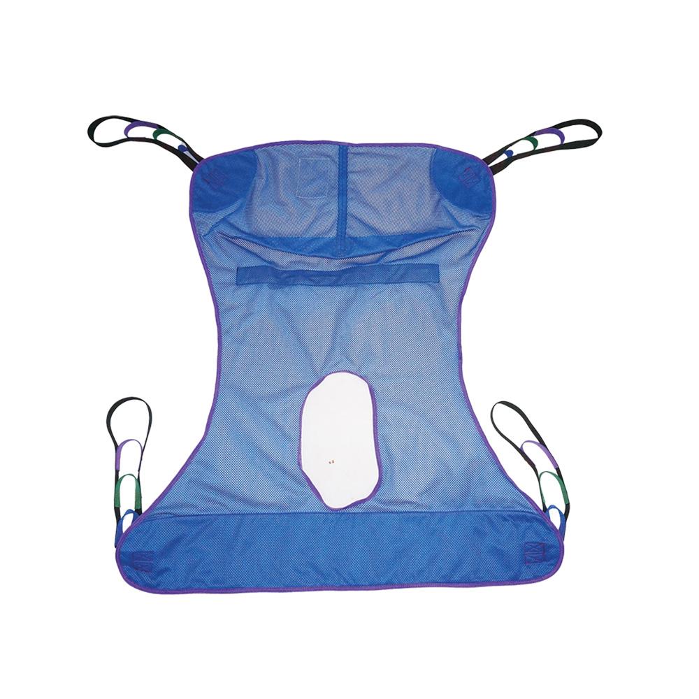 Rhythm Healthcare Mesh Full Body Sling with Commode Cut-Out, Various Sizes
