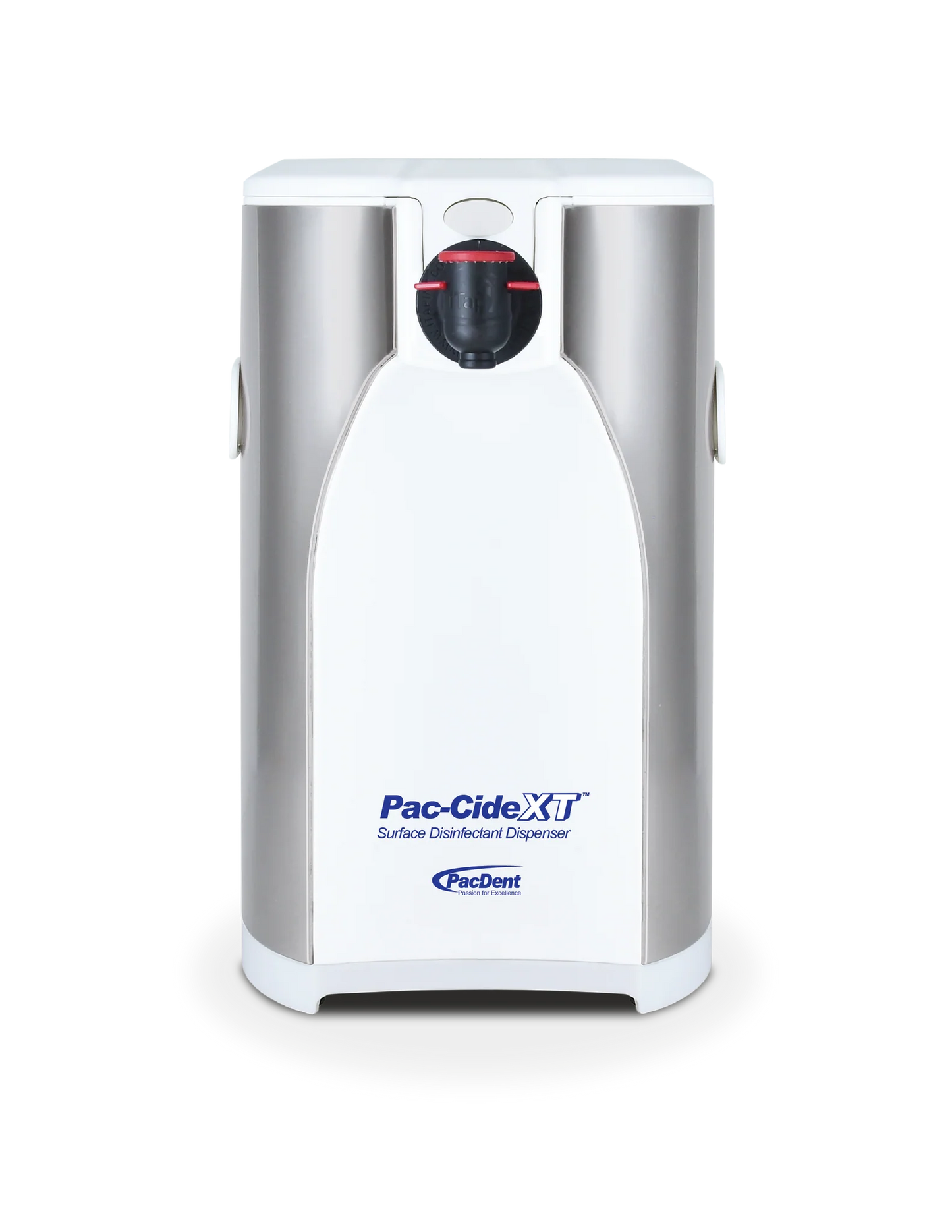 Pac-Dent Pac-Cide XT Stainless Steel Dispenser, 101.44 fl. oz. (3 L)