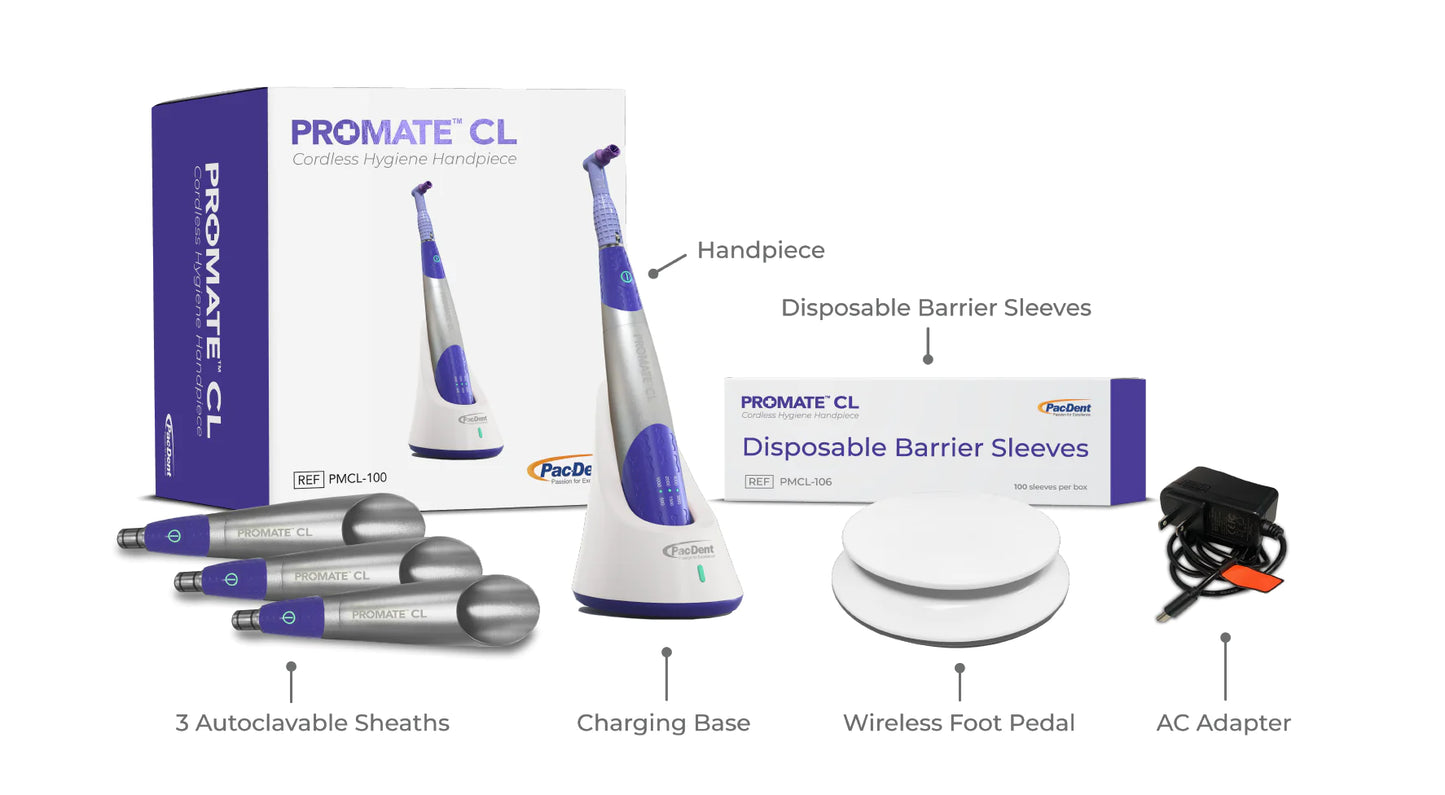 Pac-Dent ProMate CL Cordless Hygiene Handpiece