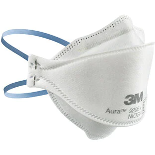 3M Aura 9205+ Particulate Respirator, N95, Various Quantities