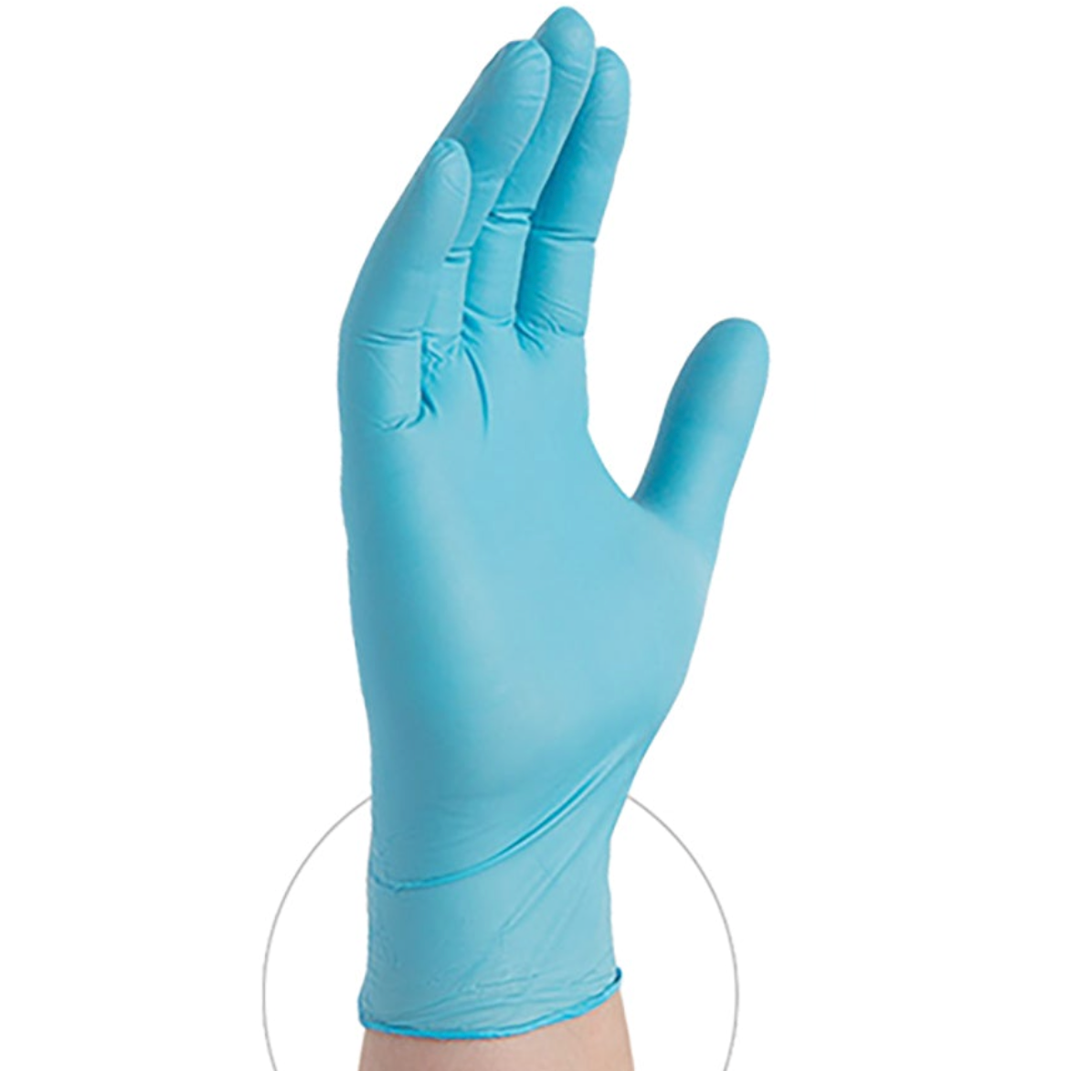 AMMEX Professional Light Blue Nitrile, Small, Box of 100