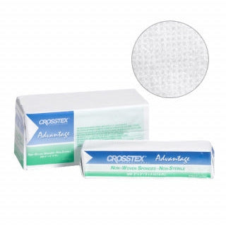 CROSSTEX ADVANTAGE NON-WOVEN 4-PLY SPONGES, Non-Sterile, 30g, Various Options