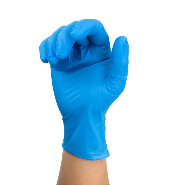 Dynarex Safe-Touch Blue Nitrile Exam Gloves, Powder-Free, 1000/Case