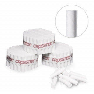 CROSSTEX PREMIUM COTTON ROLLS Non-Sterile, #2 Medium, 1_" x 3/8", 24,000/cs