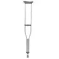 Dynarex Aluminum Crutches- Adjustable Height, 300 lb limit, Child, Youth, Adult and Tall Adult
