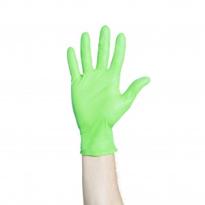 FLEXAPRENE Green Gloves, X-Large, Box of 200