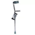 Forearm Crutches- Adjustable Height, 300 lb limit, Youth, Adult and Tall Adult
