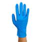 Dynarex Safe-Touch Blue Nitrile Exam Gloves, Powder-Free, 1000/Case