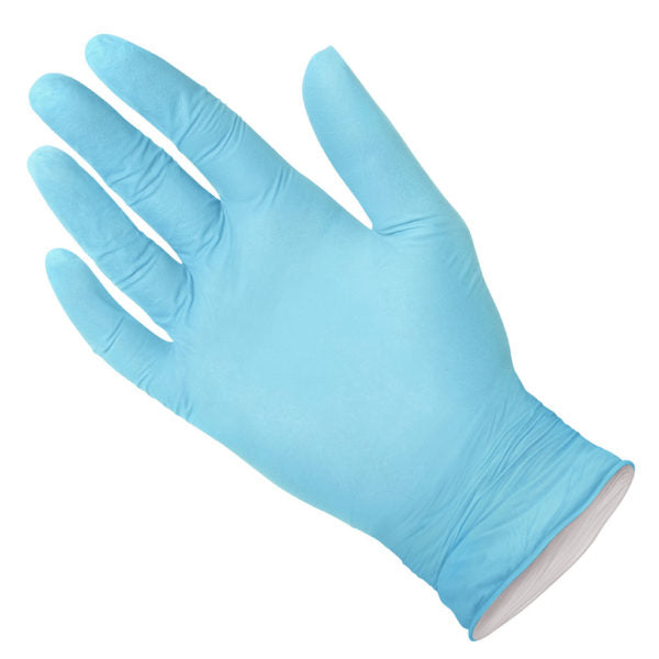 Medgluv NitriSkin Blue 5 Mil Nitrile Powder Free Exam Gloves, Chemo and Fentanyl Rated,  Case of 1000
